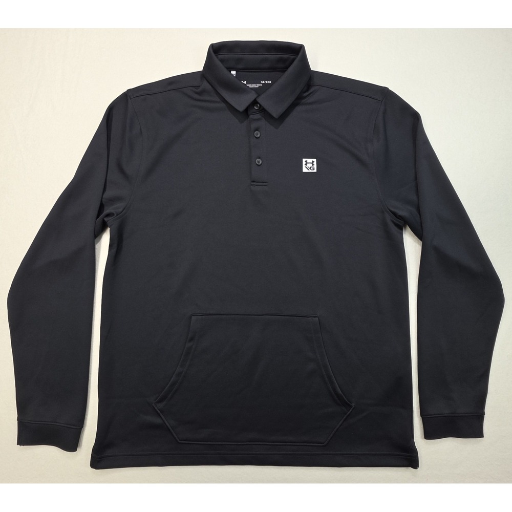 Actual Under Armour Hybrid Shirt Sweatshirt Polo Mens L Back Graphic Limited Use